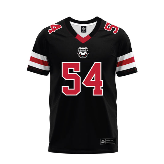 Georgia - NCAA Football : Waltclaire Flynn - Black Premium Football Jersey-0
