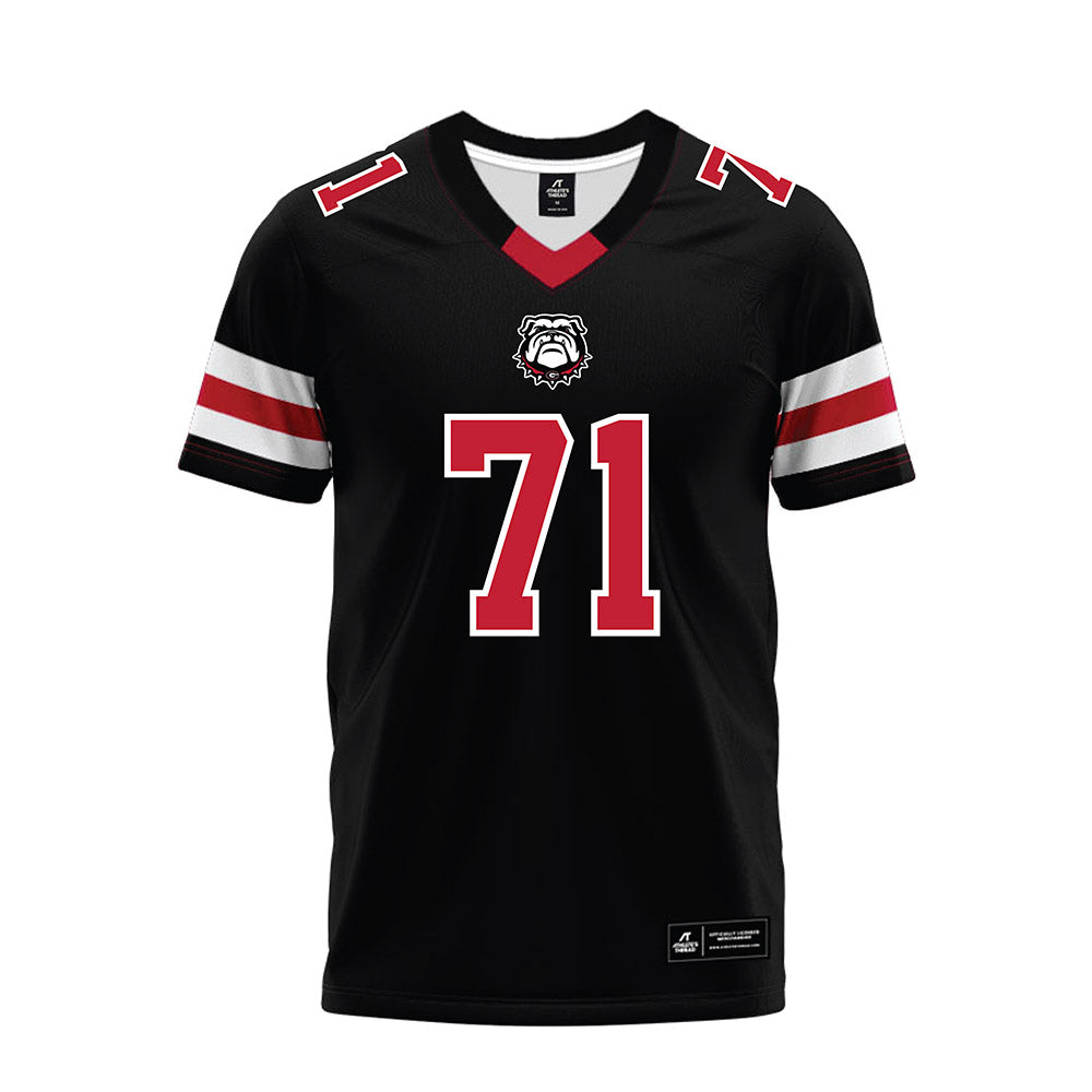 Georgia - NCAA Football : Earnest Greene III - Black Premium Football Jersey-0