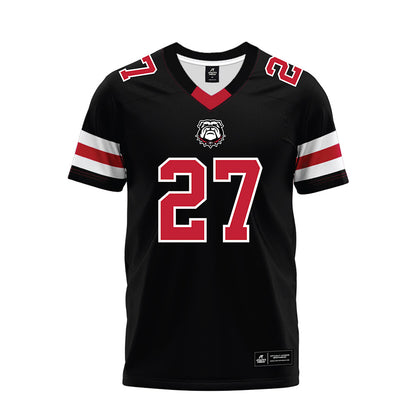 Georgia - NCAA Football : Rasean Dinkins - Black Premium Football Jersey-0