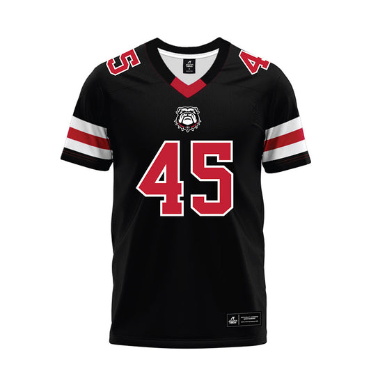 Georgia - NCAA Football : Eli Barrow - Black Premium Football Jersey-0