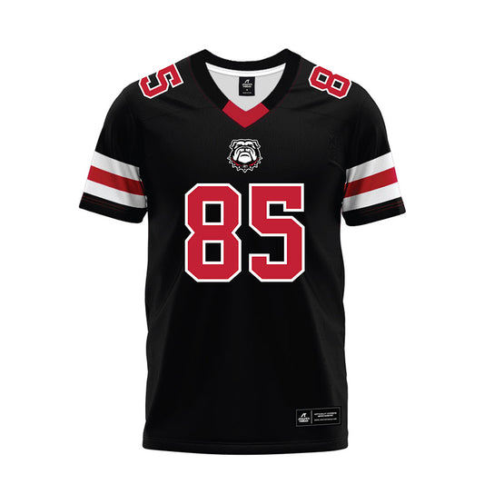 Georgia - NCAA Football : Chase Linton - Black Premium Football Jersey-0