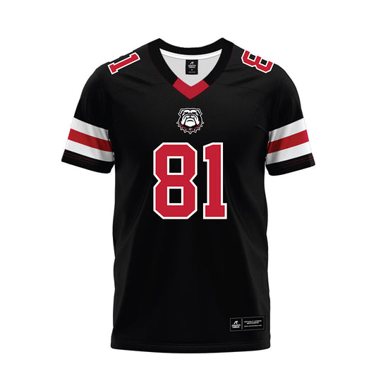 Georgia - NCAA Football : Jeremy Bell - Black Premium Football Jersey-0