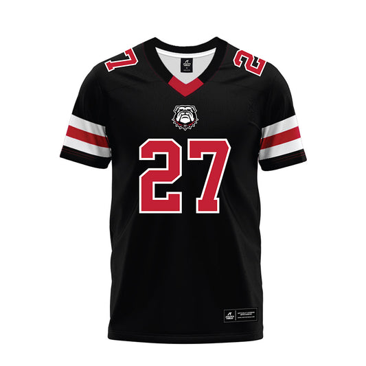 Georgia - NCAA Football : Chris Peal - Black Premium Football Jersey-0
