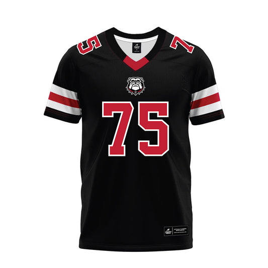 Georgia - NCAA Football : Mason Short - Black Premium Football Jersey-0