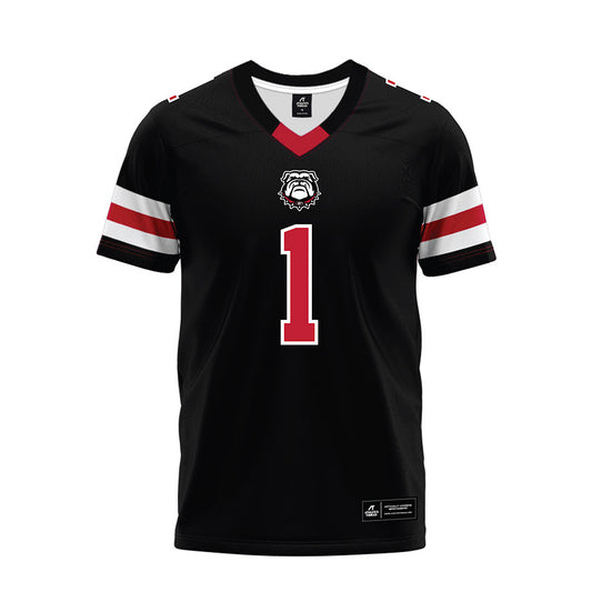 Georgia - NCAA Football : Ellis Robinson IV - Black Premium Football Jersey-0