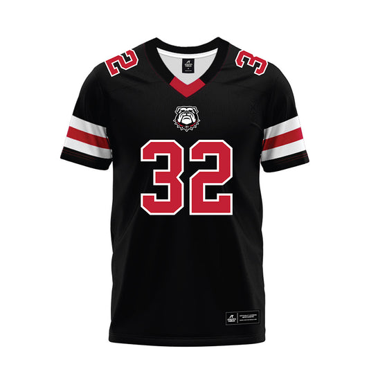 Georgia - NCAA Football : Cash Jones - Black Premium Football Jersey-0