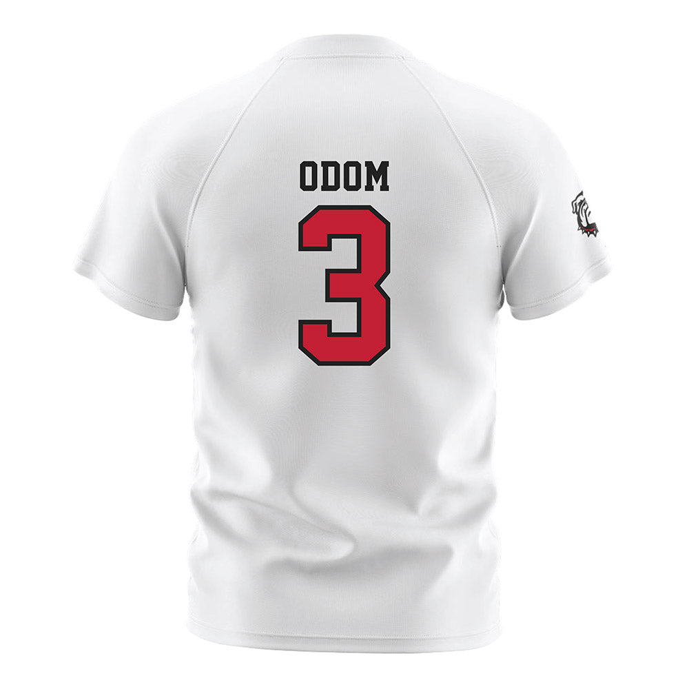 Georgia - NCAA Women's Soccer : Virginia Odom - White Soccer Jersey-1