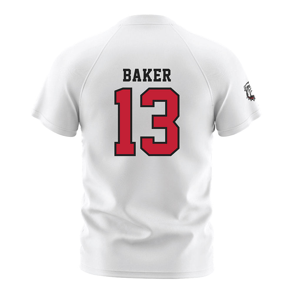 Georgia - NCAA Women's Soccer : Maddie Baker - White Soccer Jersey-1