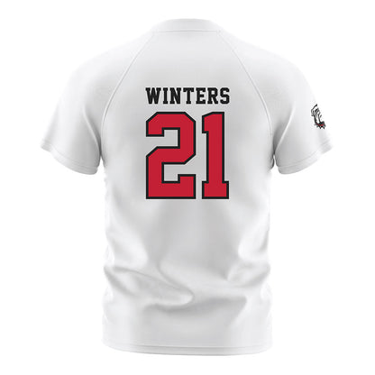Georgia - NCAA Women's Soccer : Devon Winters - White Soccer Jersey-1