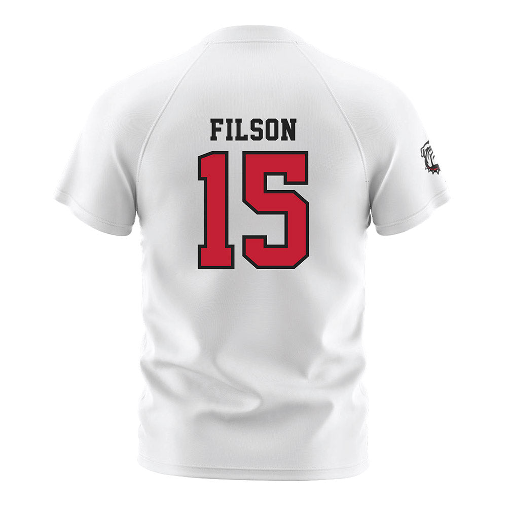 Georgia - NCAA Women's Soccer : Millie Filson - White Soccer Jersey-1