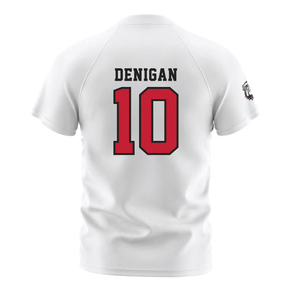 Georgia - NCAA Women's Soccer : Summer Denigan - White Soccer Jersey-1