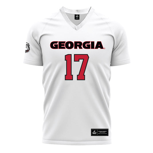 Georgia - NCAA Women's Soccer : Brooklyn Harris - White Soccer Jersey-0