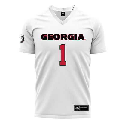 Georgia - NCAA Women's Soccer : Jordan Brown - White Soccer Jersey-0