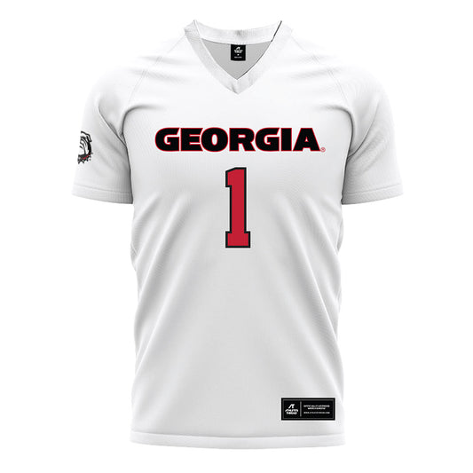 Georgia - NCAA Women's Soccer : Jordan Brown - White Soccer Jersey-0