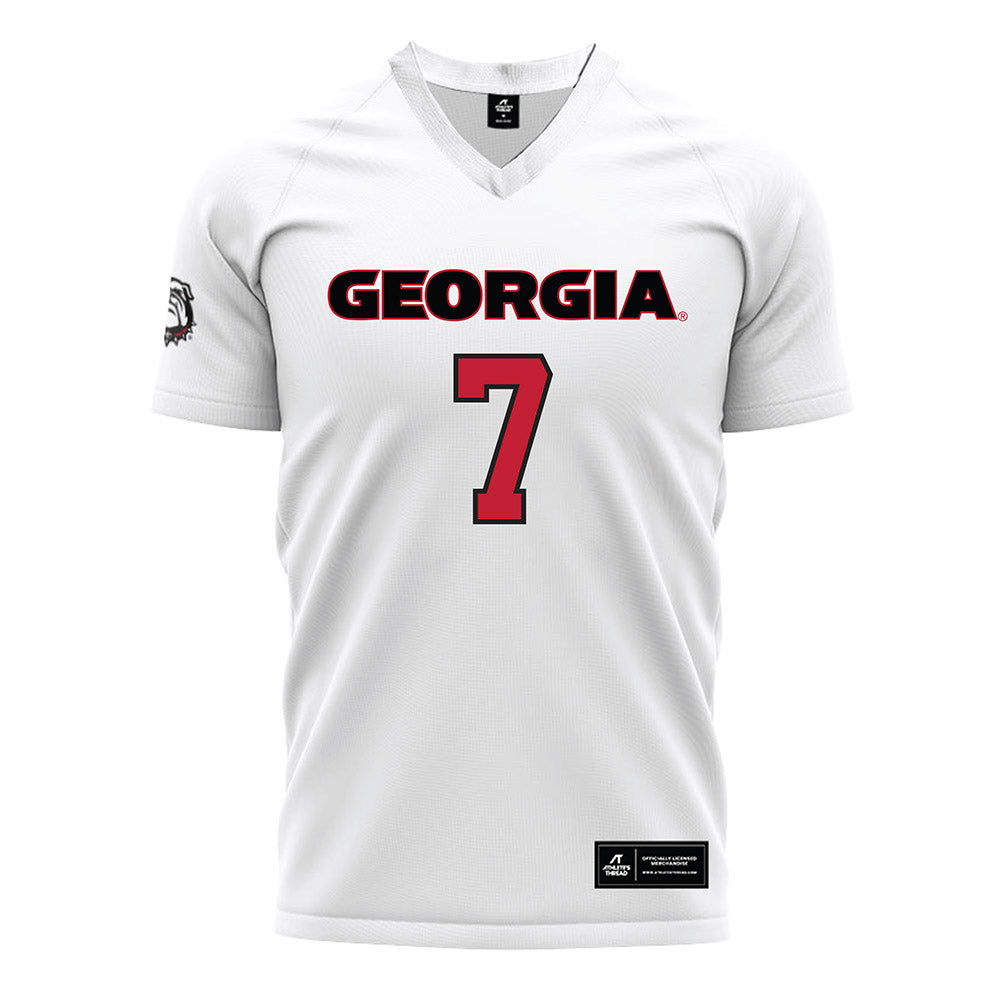 Georgia - NCAA Women's Soccer : Sophia Brelage - White Soccer Jersey-0