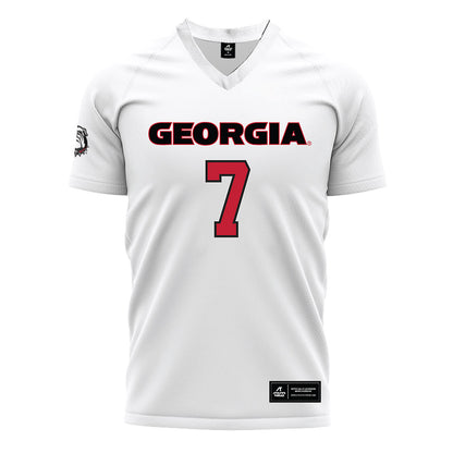 Georgia - NCAA Women's Soccer : Sophia Brelage - White Soccer Jersey-0