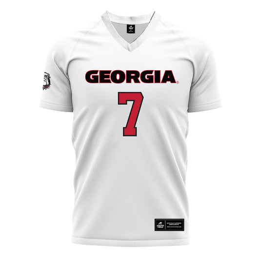 Georgia - NCAA Women's Soccer : Sophia Brelage - White Soccer Jersey-0