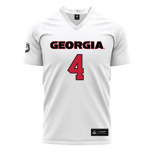 Georgia - NCAA Women's Soccer : Madeline Herniter - White Soccer Jersey-0
