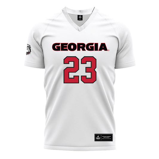 Georgia - NCAA Women's Soccer : Mya Townes - White Soccer Jersey-0
