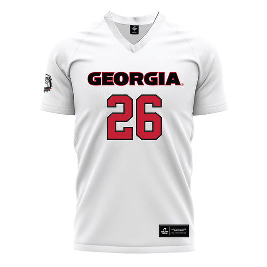 Georgia - NCAA Women's Soccer : Mona Childs - White Soccer Jersey-0