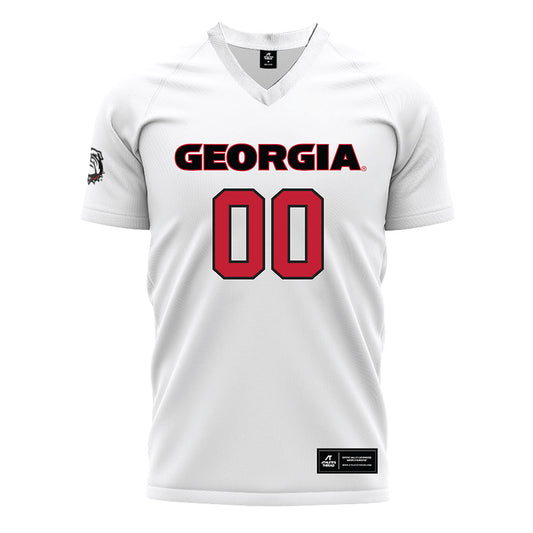 Georgia - NCAA Women's Soccer : Victoria Saah - White Soccer Jersey-0