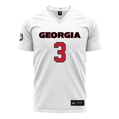 Georgia - NCAA Women's Soccer : Virginia Odom - White Soccer Jersey-0