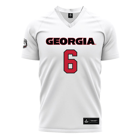 Georgia - NCAA Women's Soccer : Juliauna Hayward - White Soccer Jersey-0