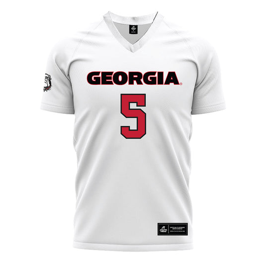 Georgia - NCAA Women's Soccer : Sage Glover - White Soccer Jersey-0