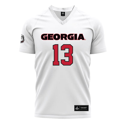 Georgia - NCAA Women's Soccer : Maddie Baker - White Soccer Jersey-0