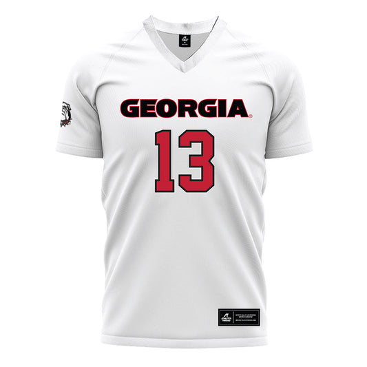 Georgia - NCAA Women's Soccer : Maddie Baker - White Soccer Jersey-0
