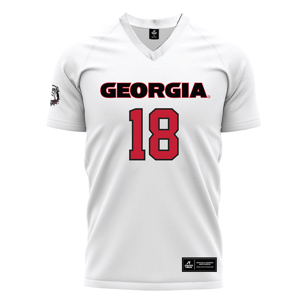 Georgia - NCAA Women's Soccer : Lily Kate Elphick - White Soccer Jersey-0