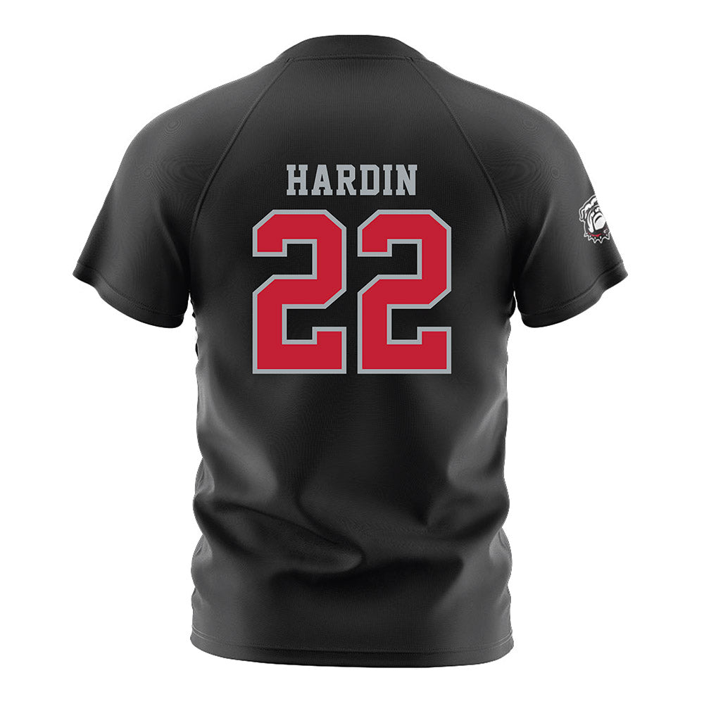 Georgia - NCAA Women's Soccer : Cate Hardin - Black Soccer Jersey-1