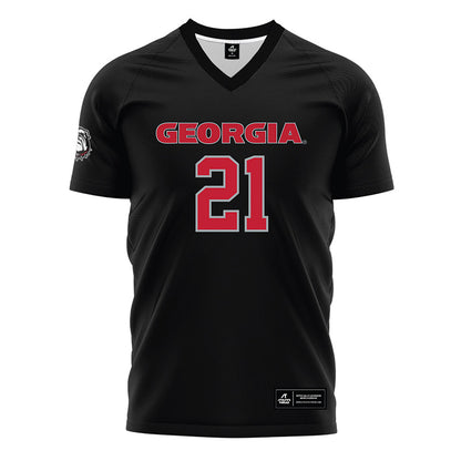 Georgia - NCAA Women's Soccer : Devon Winters - Black Soccer Jersey-0