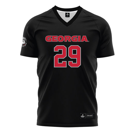 Georgia - NCAA Women's Soccer : Tyler Kaseta - Black Soccer Jersey-0