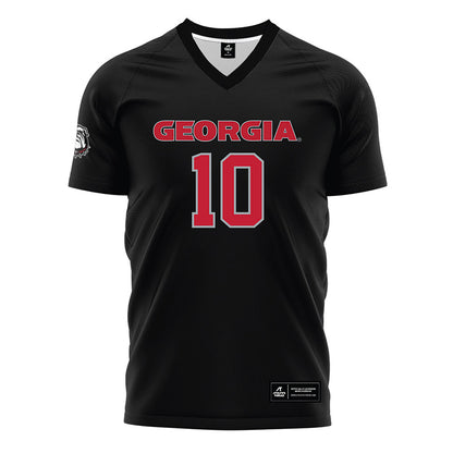 Georgia - NCAA Women's Soccer : Summer Denigan - Black Soccer Jersey-0