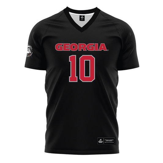 Georgia - NCAA Women's Soccer : Summer Denigan - Black Soccer Jersey-0