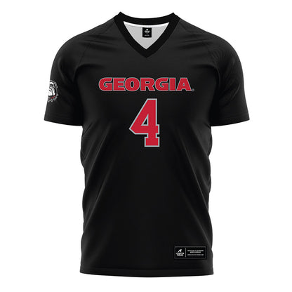 Georgia - NCAA Women's Soccer : Madeline Herniter - Black Soccer Jersey-0