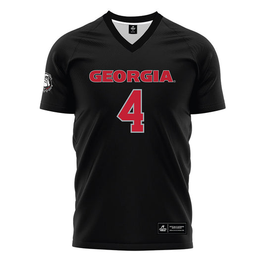 Georgia - NCAA Women's Soccer : Madeline Herniter - Black Soccer Jersey-0