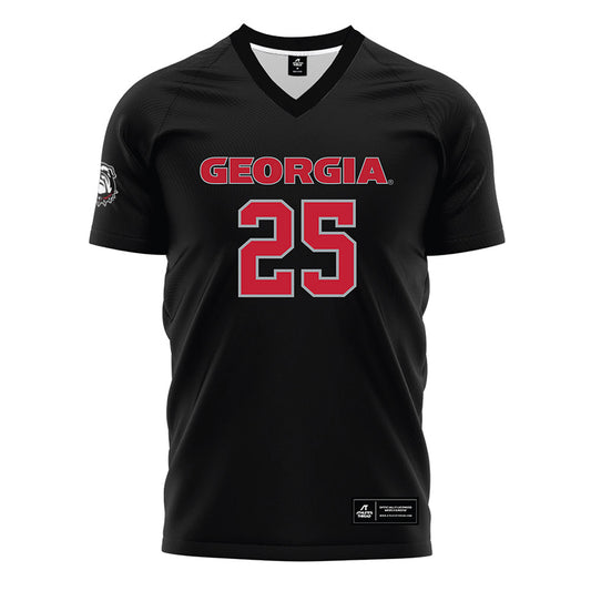 Georgia - NCAA Women's Soccer : Assa Kante - Black Soccer Jersey-0