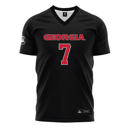 Georgia - NCAA Women's Soccer : Sophia Brelage - Black Soccer Jersey-0