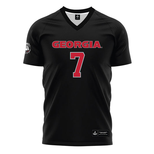 Georgia - NCAA Women's Soccer : Sophia Brelage - Black Soccer Jersey-0