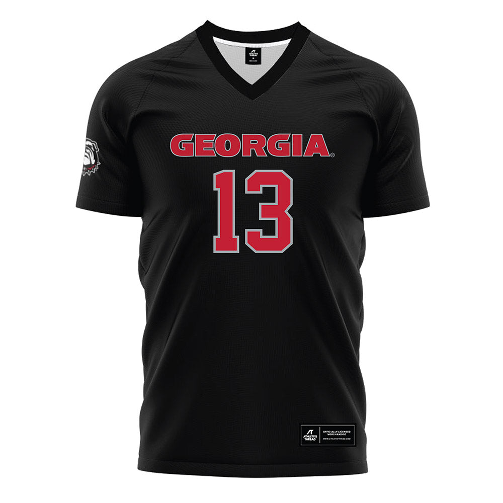 Georgia - NCAA Women's Soccer : Maddie Baker - Black Soccer Jersey-0