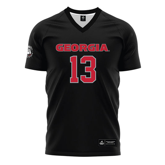 Georgia - NCAA Women's Soccer : Maddie Baker - Black Soccer Jersey-0