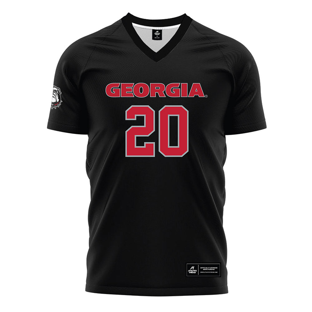 Georgia - NCAA Women's Soccer : Abby Unkraut - Black Soccer Jersey-0