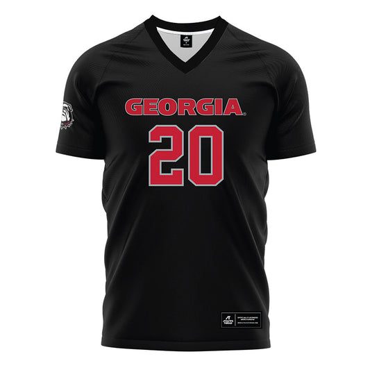 Georgia - NCAA Women's Soccer : Abby Unkraut - Black Soccer Jersey-0