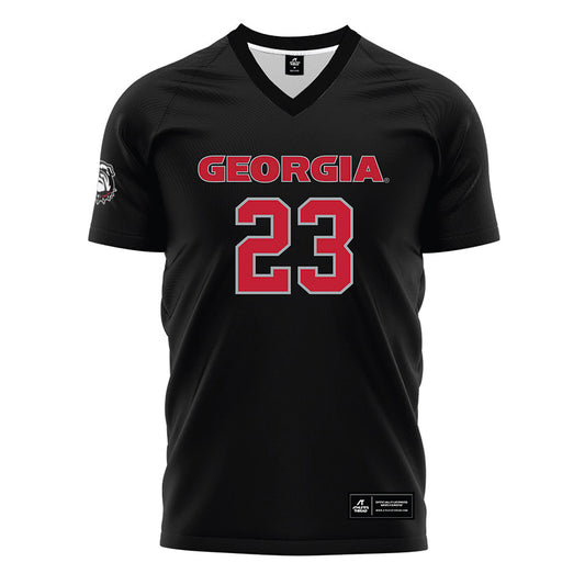 Georgia - NCAA Women's Soccer : Mya Townes - Black Soccer Jersey-0
