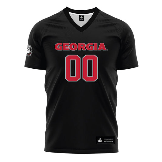 Georgia - NCAA Women's Soccer : Victoria Saah - Black Soccer Jersey-0