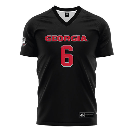 Georgia - NCAA Women's Soccer : Juliauna Hayward - Black Soccer Jersey-0