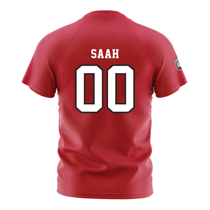 Georgia - NCAA Women's Soccer : Victoria Saah - Red Soccer Jersey-1