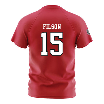 Georgia - NCAA Women's Soccer : Millie Filson - Red Soccer Jersey-1